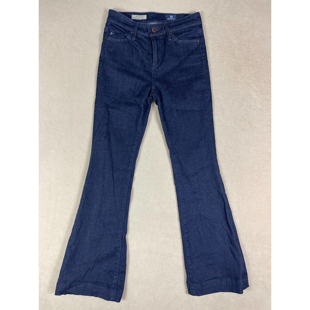 AG Adriano Goldschimed The Janis Womens 24P Petit High Rise Flare Leg Jeans